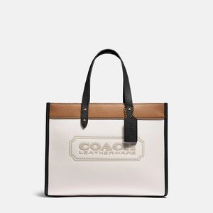 Coach - Field Tote 30 In Colorblock With Coach Badge
